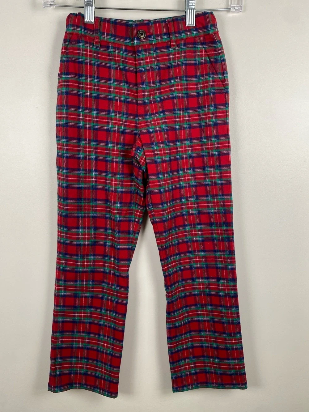 Gymboree Boys Family Celebrations Plaid Pants size 6